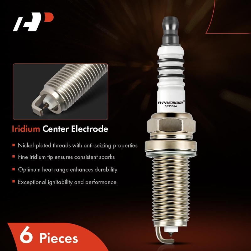 A-Premium - Bujía de iridio compatible con Nissan GT-R GTR