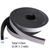 MXCELL High Density Foam Tape Waterproof Sealing Strip CR Strips
