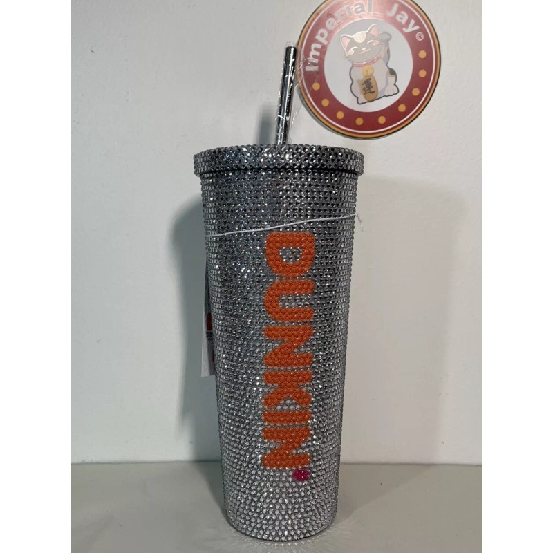 Dunkin' Donuts Dunkin’ Stainless Steel Holiday Sparkly Tumbler