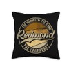 Redmond WA | Washington | Vintage Distressed Throw Pillow
