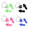 6 Packs Kids Swimming Nose Clips Swimming Earplugs Silicone Earplugs