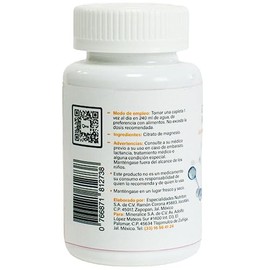 Citrato de magnesio 60 capletas 900 mg cu qina ntl                                                                                                    