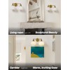 Teqinchy 2-Light Gold Wall Sconces,Vintage Bathroom Wall Sconce Light with