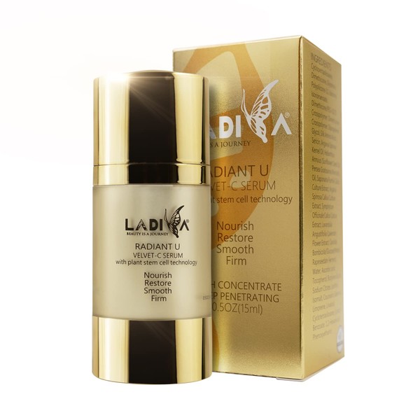 La Diva Vitamin C Facial Serum - Moisturizing, Hydrating, Brightening, Anti-Aging, and Anti-Wrinkle Skin Care Treatment for Women - With Hyaluronic & Salicylic Acid - 15ml, 1 pack