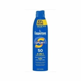 Coppertone Sport SPF 50 4-In-1 Performance Sunscreen Spray  7.3 Oz.