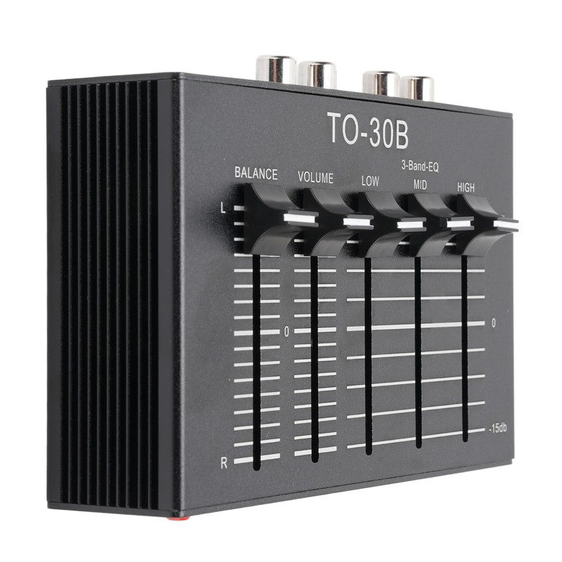 Bewinner Phono Preamp with 3-Band EQ and Volume Control, 2-Channel