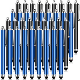 Outus Stylus Pen Set of 36 for Universal Capacitive Touch Screens Devices, Stylus Pens for Touch Screens Devices, Compatible with Tablet (Dark Blue,black)