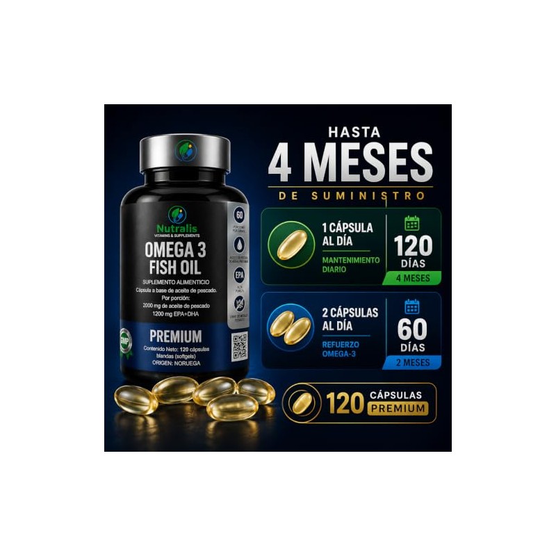 Omega 3 2000 mg | 1200 mg EPA + DHA