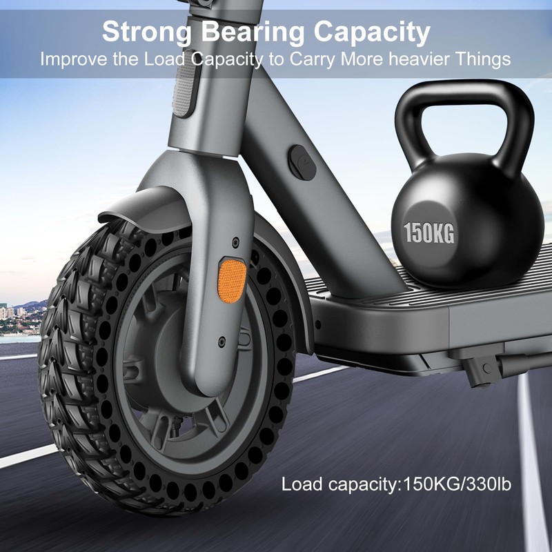 BANGTING 2PCS 60/70-6.5 Scooter Tire, 10x2.5 inch Tire Solid for