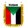 Sudan Mini Banner - International Country Pride Car Display