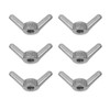 POFET 6Pcs M10 304 Stainless Steel Corner Nuts, Hand Screw