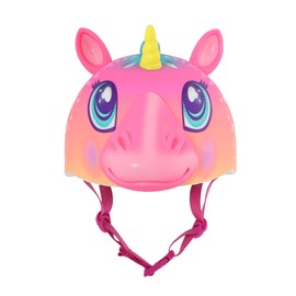 C-Preme Raskullz Child Helmet (5+ Years) - Super Rainbow Corn, Fun 3D Unicorn Design, High-Impact Protection, Adjustable Fit, and Cool Ventilation for Safe and Stylish Riding