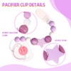 Aori Pacifier Clips for Baby Dolls - Silicone Pacifier Holders