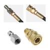 2Pcs Pressure Washer Couplers 1/4inch Quick Connect to Male NPT