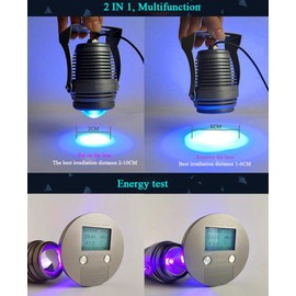 UV Curing Light High Power 100W UV Lamp 395NM for Resin Shadowless Glue 3D Printer Green Oil Research LCD Screen Curing 100-230V (395NM)