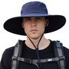 Muryobao - Sombreros de Sol para Hombre, UPF 50+, Impermeable,