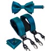 Men's Paisley Suspenders and Bow Tie Set for Formal Wear