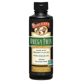 Barleans Lignan Omega Twin Oil, 12-oz                                                                                                                 