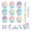 Netholid 9 Pack Removable Light Up Keyboard Fidget Toys for