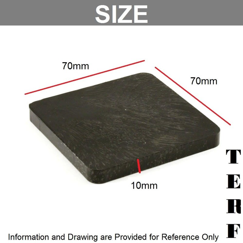 TERF® 70mm X 70mm X 10mm Heavy Duty Plastic Packers