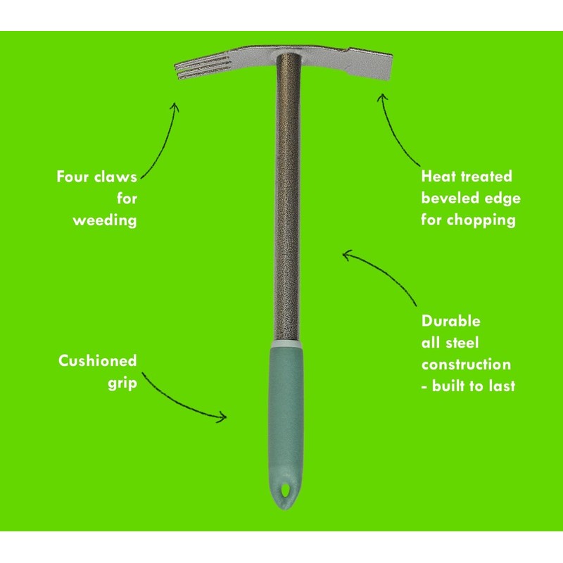 The Wright Stuff Garden Hand Weeder and Chopping Tool