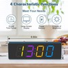 BANRIA Soldering Practice Kit,4-Digit Digital Alarm Clock Kit with RGB