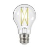 Satco S12415, 8 Watt, A19, Clear, Medium Base, 3000K, 90