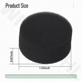 8 Pack Air Compressor 2" Round Intake Filter for Craftsman Porter Cable Air Compressor DeVilbiss, Replacement for D24233, D24235 CAC-1372, CAC-1373