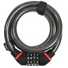 Zefal 4914B K-Traz C6 Code Cable Lock, Black, 180 cm