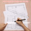 Pletpet 2 Pack 12 inch Clear Plastic Straight Shatterproof Transparent