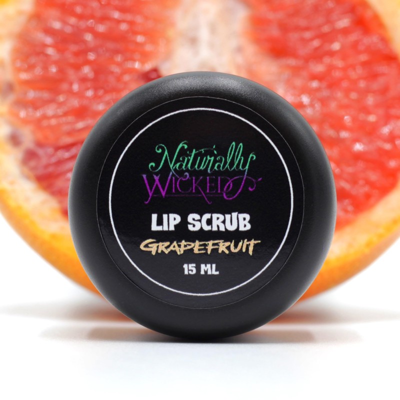 Naturally Wicked Grapefruit Lip Scrub | Natural & Vegan Sugar