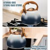 Foedo tea kettle stovetop, Loud Whistling kettle for Boiling Water