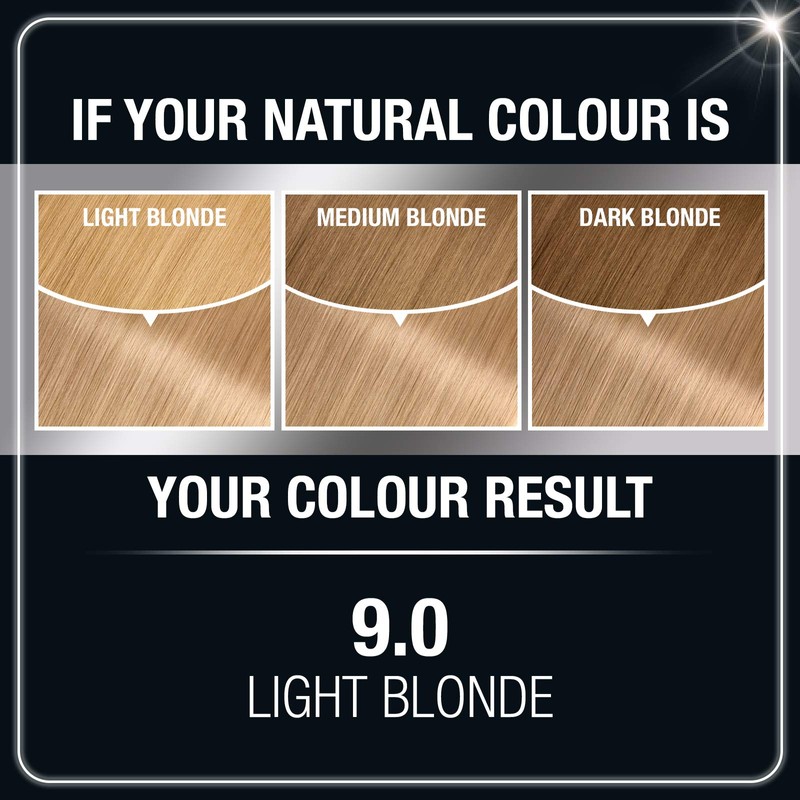 Garnier Olia Ammonia-Free Brilliant Color Oil-Rich Permanent Hair Color, 9.0