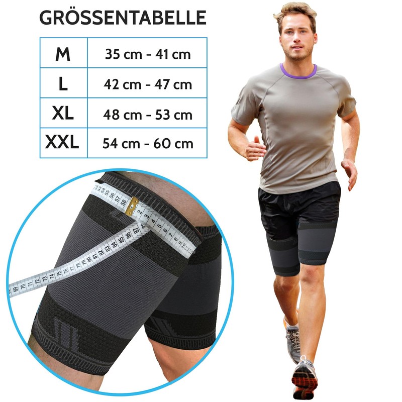 AGILE NOW® Thigh Brace Thigh Compression Stabiliser Non-Slip Thigh Compression