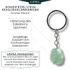 LAVISA Raw Gemstone Keyring – Lucky Charm – Crystal –