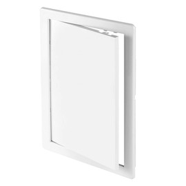 White Access Panel, 200 mm x 300 mm Revision Door, Gas Water Electricity Service Inspection Hatch Cover, Tough and Durable ABS Plastic, Resistant to Chemical Agents and Temperature