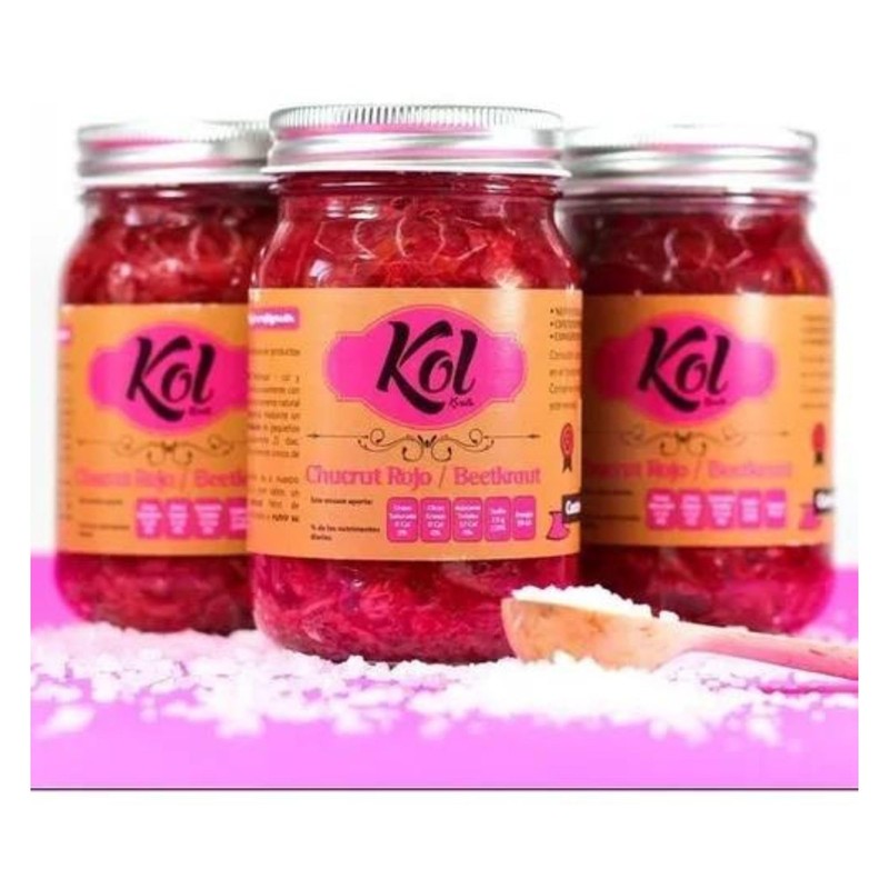 Chucrut Rojo Beetkraut Col Fermentada 415g Kol