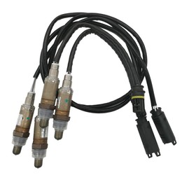 JESBEN 4 sensores de oxígeno de flujo ascendente 1 y sensor descendente 2 de repuesto para 320i 325xi 2001-2005 323i 328i 528i 1999-2000 330i 325i 525i 530i 2001-2003 X3 X5 Z4 234-4672 234-4683