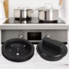 Black 3-Inch Garbage Disposal Splash Guard - Kitchen Sink Baffle