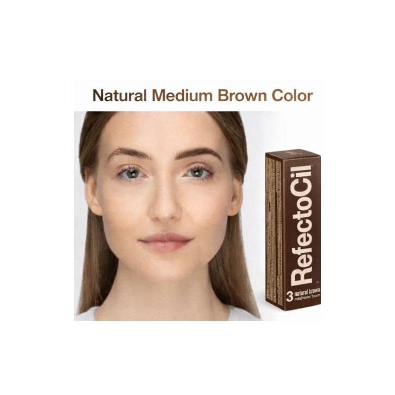 RafectoCil Cream Hair Dye - 3 Natural Brown 15ml