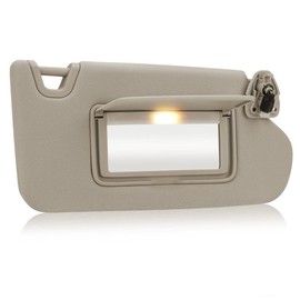 Beige Passenger Right Side Sun Visor Replacement Compatible with Nissan Altima 2013 2014 2015 2016 2017 2018 without Sunroof Replace 96400-3TA2A