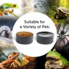 10 Pcs Small Reptile Water Bowl Food Dish Feeding Bowl