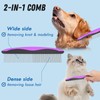 Docrok Pet Grooming Brush and Metal Comb Combo - Undercoat