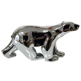 Parastone Polar Bear (Ours Blanc) S - Museum Shop Collection - 11 cm - Sculpture by Francois Pompon, Colour: Silver