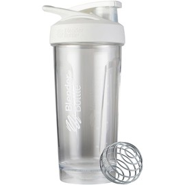 BlenderBottle Strada Shaker Cup Perfect for Protein Shakes and Pre Workout, 28-Ounce, White | BlenderBottle