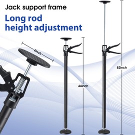 2Pack Cabinet Jacks for Installing cabinets,Adjustable Support Pole Steel 3rd Hand Support System,Support Rod for Furniture Jacks Cargo Bars Drywalls,Extends from 12 to 23 Inch,Supports up to 100 lbs