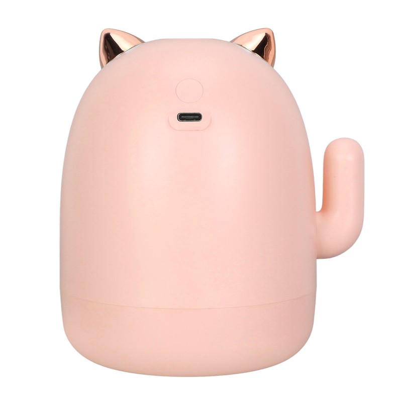 Humidifier Aroma Diffuser Cat Shape 400ml Capacity Timing Humidifier Home