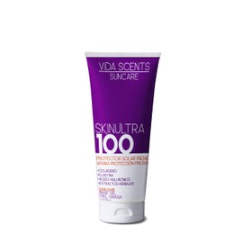 Protector Solar SKINULTRA 100 con acido hialuronico 60ml.