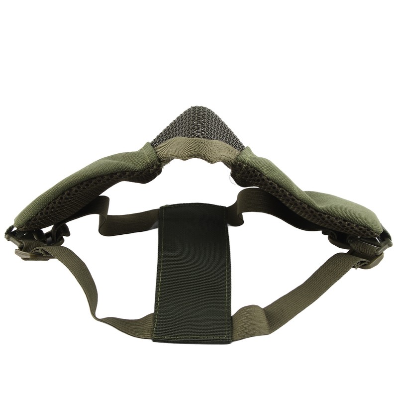 V10 Half Face Steel Mesh Breathable Protective Face Guard Competition