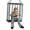 HIULLEN Screaming Animated Hanging Decoration, Infrared Sensor Skeleton Ghost Halloween